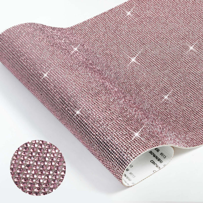 Beadsland Bling Rhinestone Sheet Self Adhesive Glitter Crystal Rhinestones Sticker DIY Gifts Car Decoration 15.75" x 9.45" (Light Amethyst)