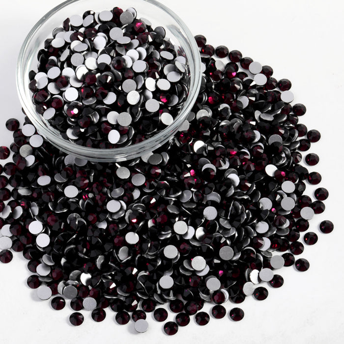 Beadsland Flatback Rhinestones Bulk, Rhinestones for Nails Crafts Clothes DIY Decoration,Amethyst