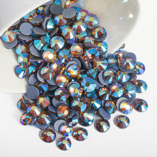 Beadsland Hotfix Rhinestones, Flatback Crystal Rhinestones for Crafts  Clothes DIY Decorations, Aurum, SS12/1440pcs, 3.0-3.2mm